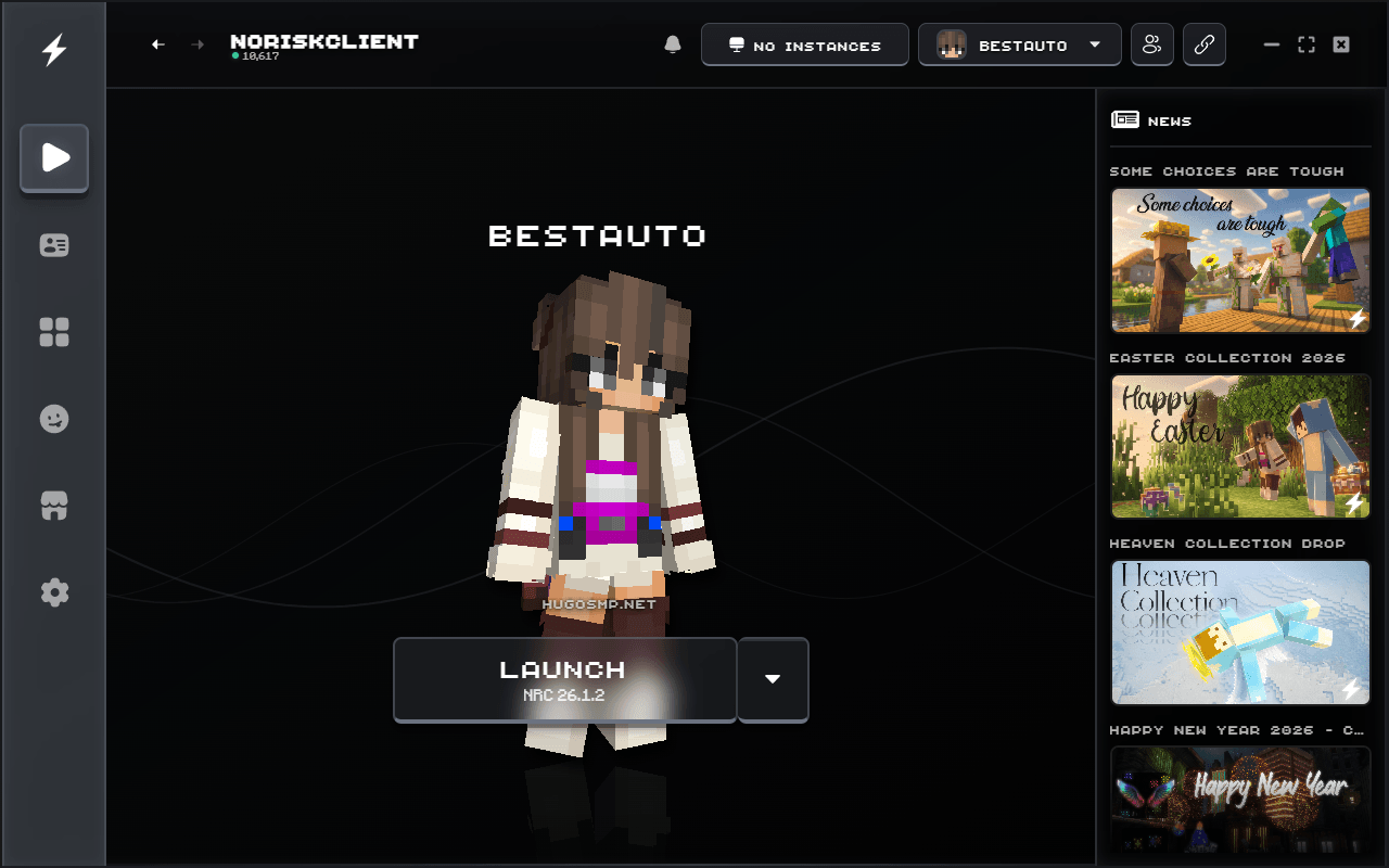 NoRisk Client Screenshot