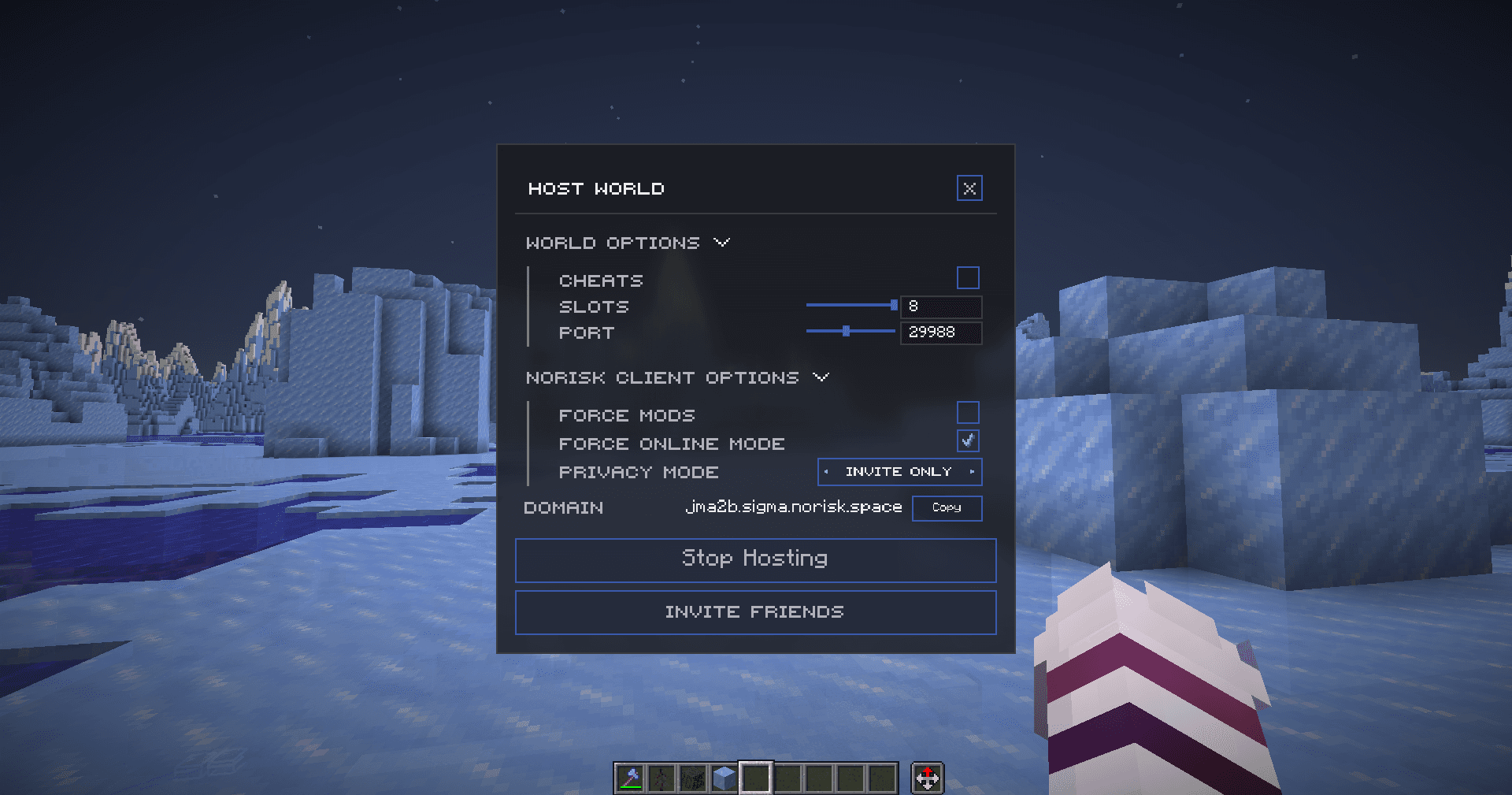 Hosted Worlds